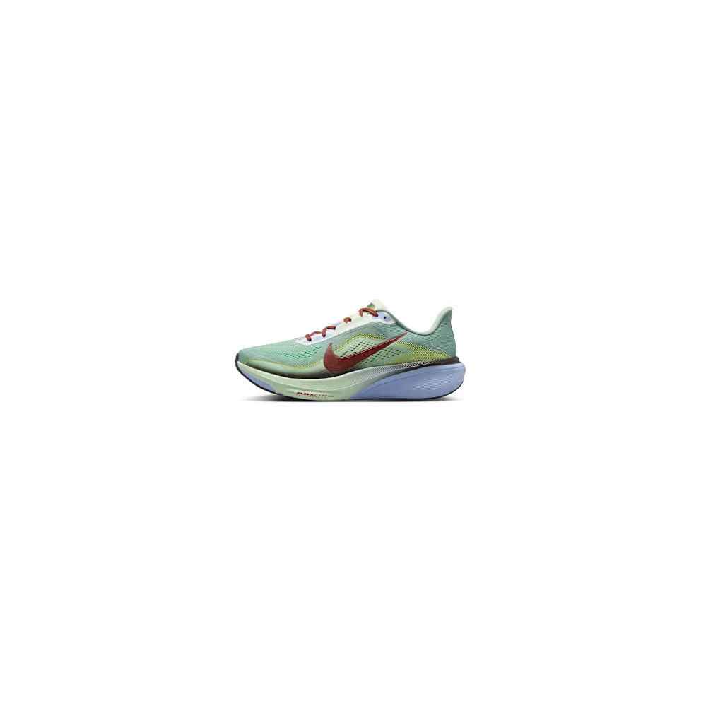 Nike Pegasus 42 Road “Steam / Frosted Spruce / Purple Fade / Rugged Orange” (IW1247-099)