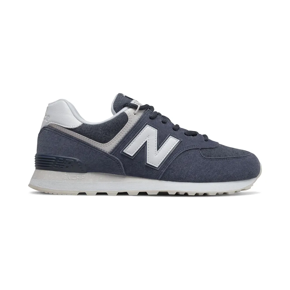 New Balance 574 Fleece Navy Navy/White (ML574SPZ)