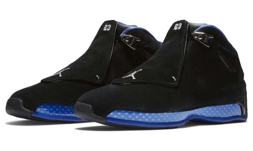 Jordan 18 Retro Black Sport Royal