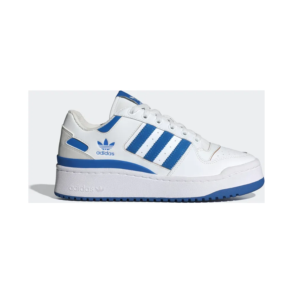 adidas Forum Bold Stripes Shoes Cloud White / Blue Bird / Grey One (ID0564)