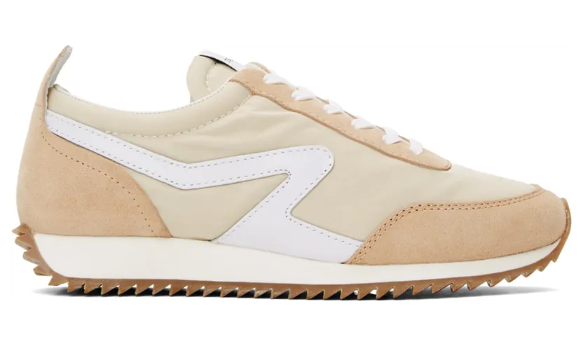 rag & bone Beige Retro Runner Sneakers (WFF21PF018NU18-OYSTERGREY)