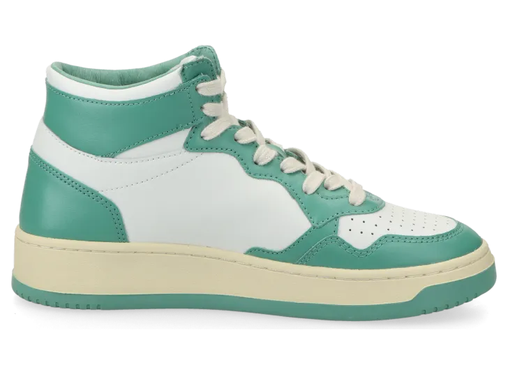 Autry Medalist Mid W (leat / leat white / malachite) – AUMWWB30 (3)