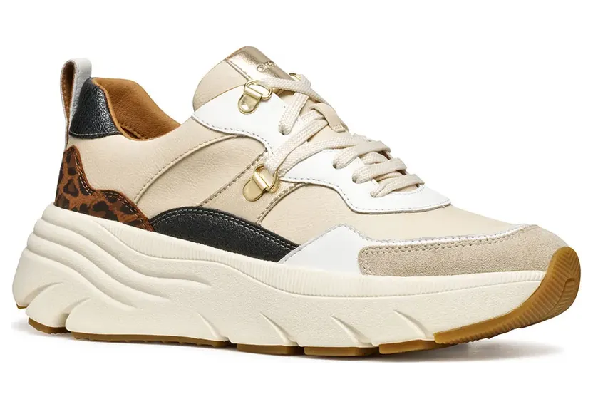 Geox sneaker Beige/Bruin (D36UFE05485-C1S6N)