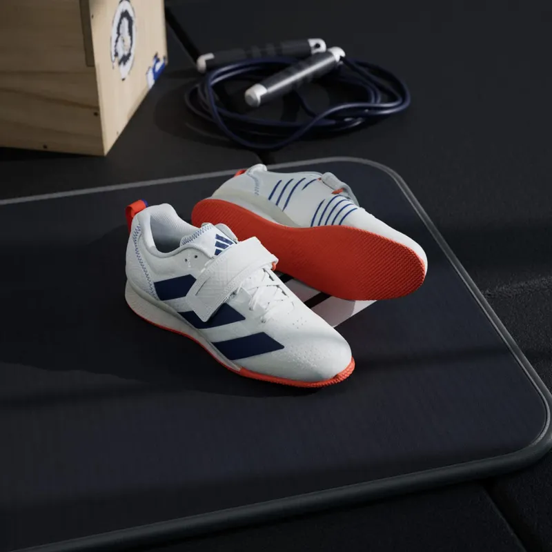 Adidas Adipower Weightlifting 3 Cloud White / Dark Blue / Royal Blue (JP9872)