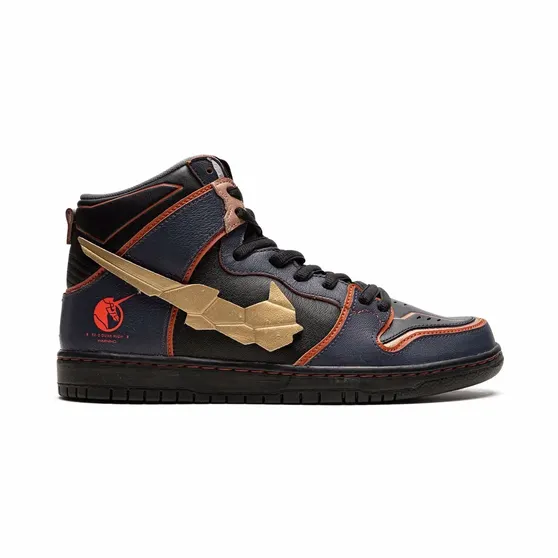 Nike x Gundam Nike SB Dunk High Banshee “Blue” (DH7717)