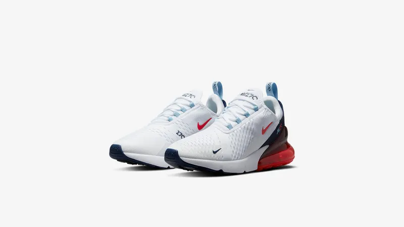 Nike Air Max 270 React Gradient Shift (W) White/Blue-Purple (AT6174-102)