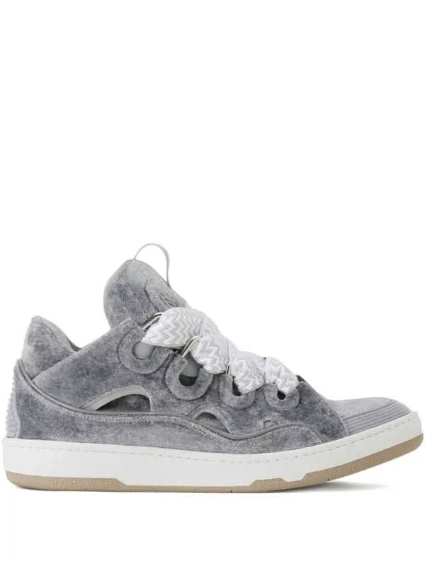 Lanvin Curb sneakers with chevron streep – Grey (FUSKDK12JERSP26)