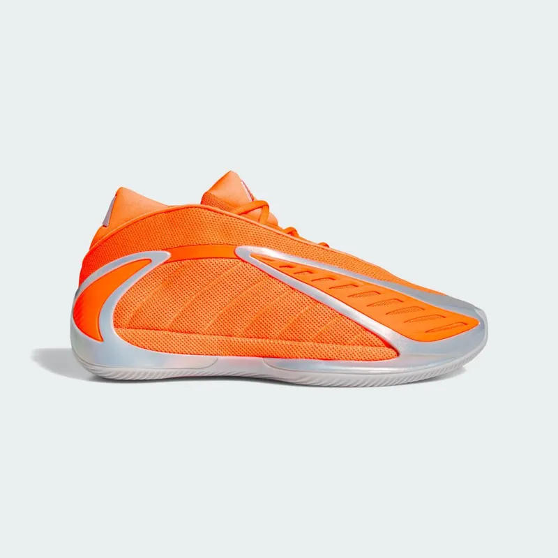 Adidas Anthony Edwards 2 Shoes Lucid Orange / Silver Metallic / Grey One (KK1390)