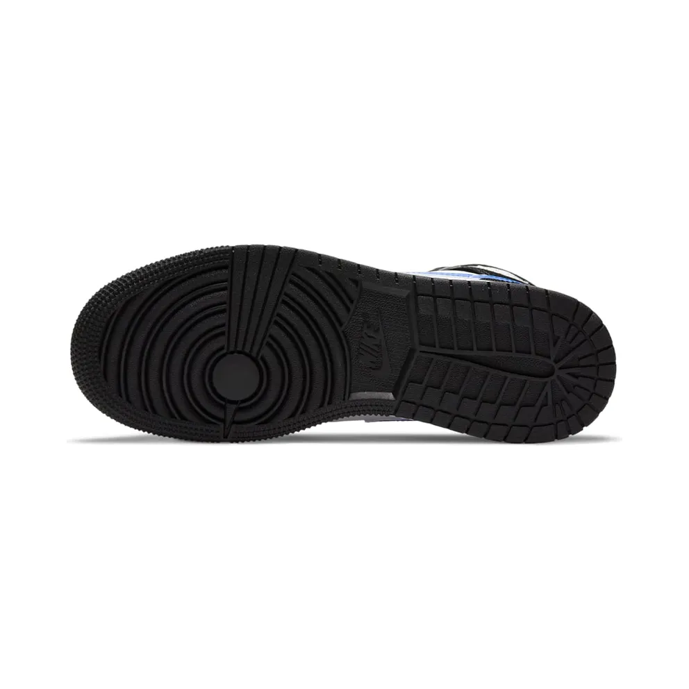Jordan 1 Mid Black Racer Blue White (GS) Black/Racer Blue-White (554725-084)