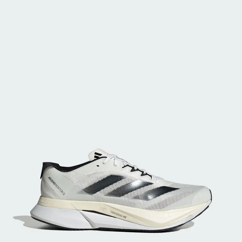 adidas Adizero Boston 12 Cloud White Core Black Night Metallic (ID4236)