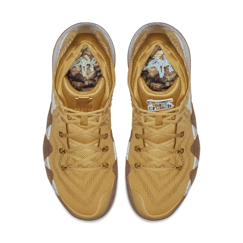 Nike Kyrie 4 Cinnamon Toast Crunch Metallic Gold Coin/White (BV0426-900)