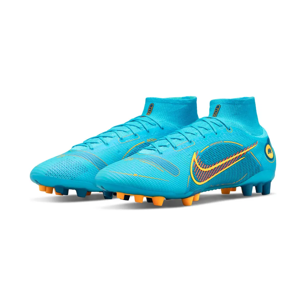 Nike Mercurial Superfly 8 Elite AG Chlorine Blue Laser Orange (DJ2841-484)