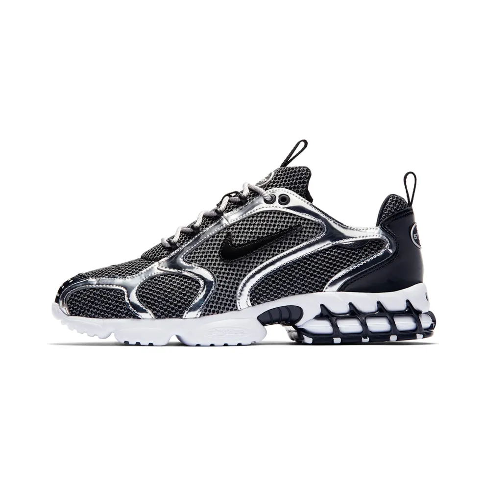 Nike x Stussy Air Zoom Spiridon Cage 2 Pure Platinum (2020) (CU1854-001)
