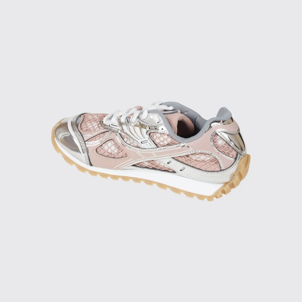 Bottega Veneta Orbit Technical Mesh Sneakers in a Bicolor Design White 1 (755915V2X409038) (2)