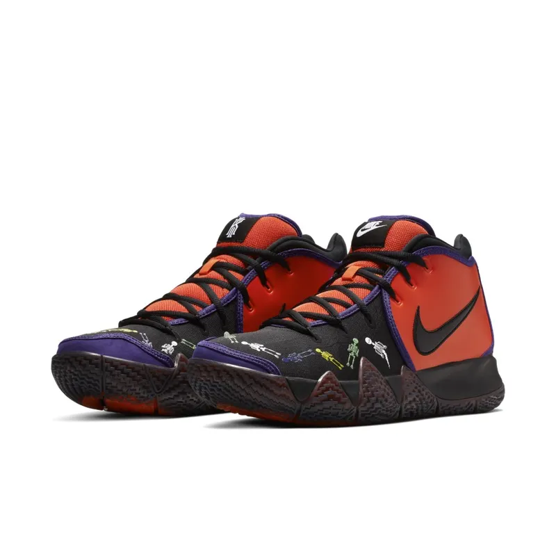 Nike Kyrie 4 Day of the Dead Team Orange/Black-Multi-Color (CI0278-800)
