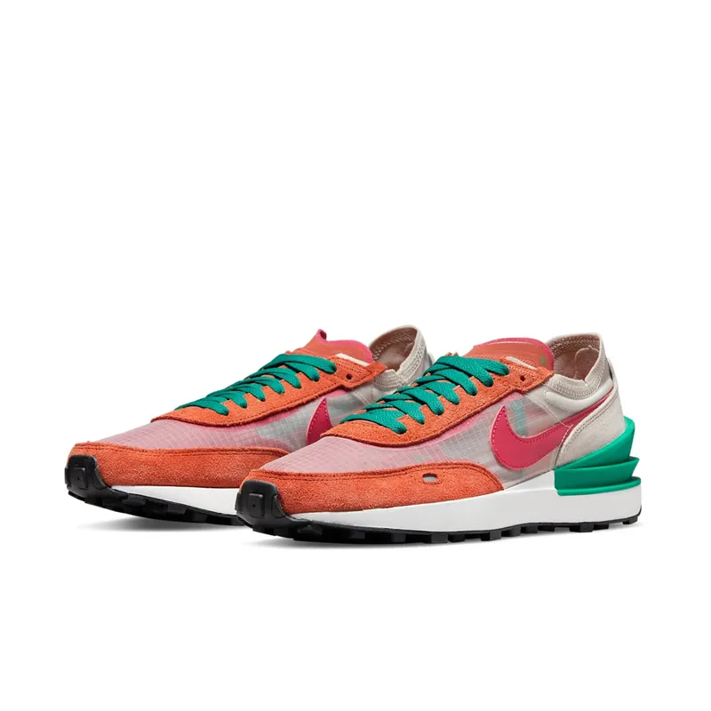 Nike Waffle One Burnt Sunrise Light Orewood Brown Malachite Mystic Hibiscus (DN4696-800)