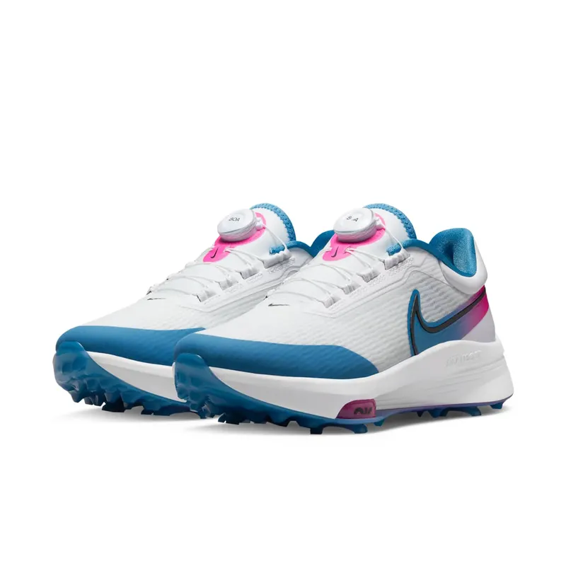 Nike Air Zoom Infinity Tour NEXT% Boa Wide “White Aurora Blue Pink Blast” (DJ5590-100)