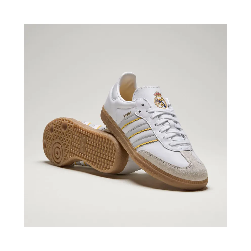 Adidas Samba Real Madrid Cloud White / Light Solid Grey / Gum (JQ4038)