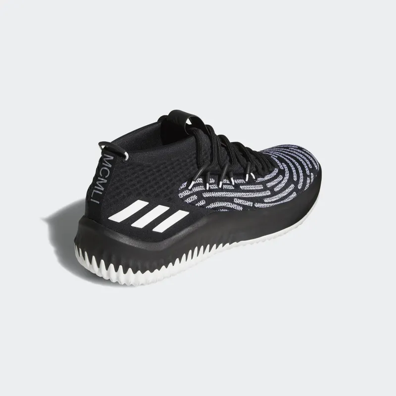adidas Dame 4 Black History Month (2018) Core Black/Running White/Grey (AQ0380)