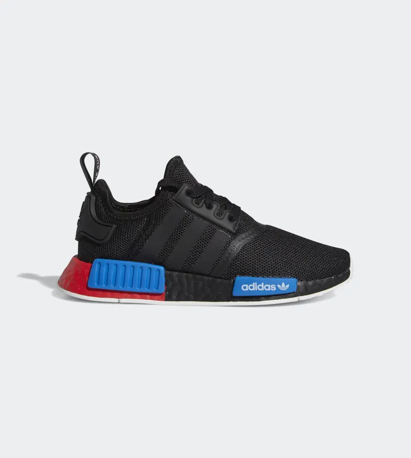 adidas NMD R1 Black Red Blue (GS)