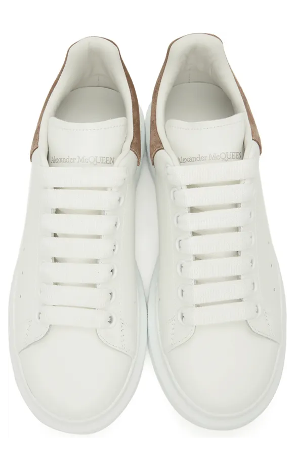 Alexander McQueen White Oversized Sneakers (553680WIBN29784) (5)