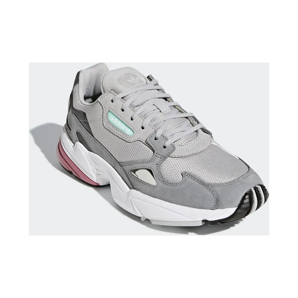 adidas Falcon Grey Maroon (W) Grey/Grey/Trace Maroon (D96698)