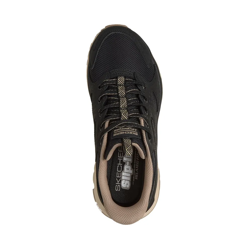 Skechers Slip-ins Relaxed Fit: D’Lux Journey “Talon Summit Sneaker Black / Natuurlijk” (180368BKNT)