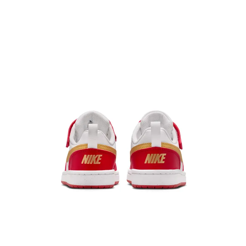 Nike Court Borough Low Recraft White University Red Gold (DV5457-137)