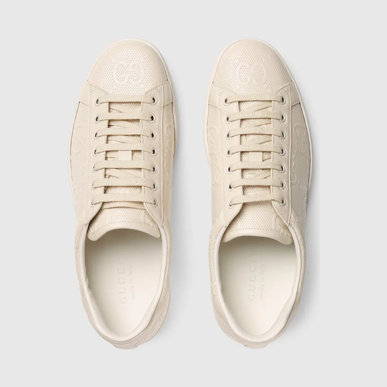 Gucci Ace Embossed GG (_625787 1XK10 9022) (4)