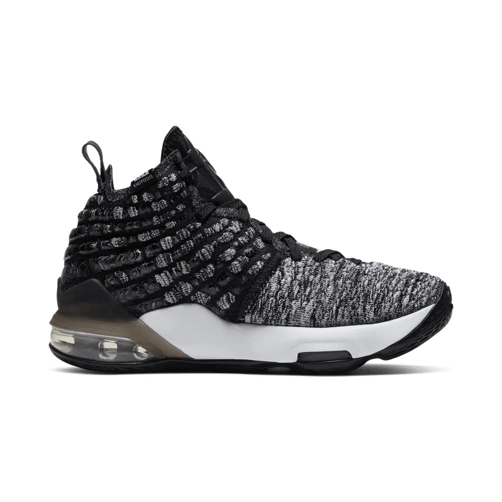 Nike LeBron 17 Black White (GS) Black/White (BQ5594-002)