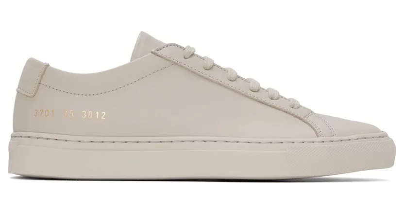Common Projects White Original Achilles Low Sneakers (3701)