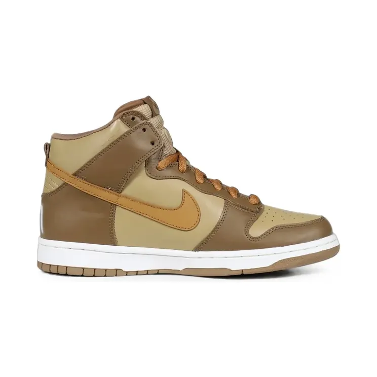 Swjp x Nike Dunk High stencil-print “Brown” (SW26SS503)