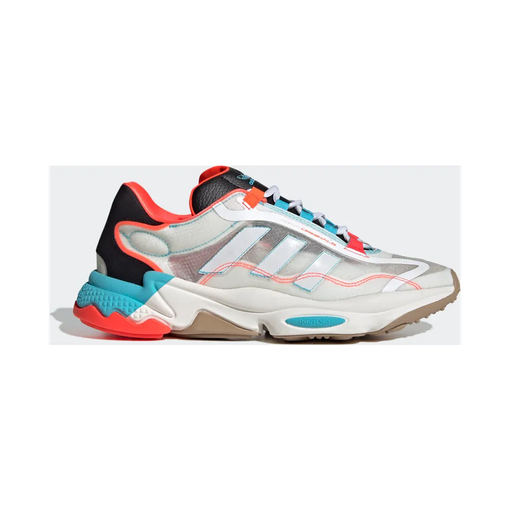adidas OZWEEGO PURE Cloud White / Bright Cyan / Solar Red (G57953)