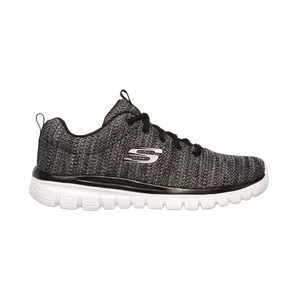 Skechers Graceful-Twisted “Grey” (12614BKW)