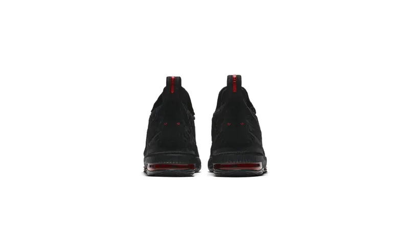 Nike LeBron 16 Fresh Bred (GS) Black/Black-University Red (AQ2465-002)