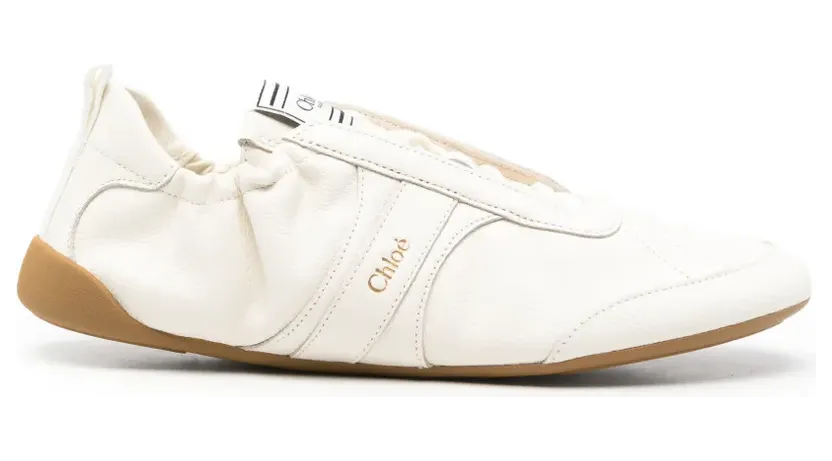 White Chloé Kick leather sneakers CH26A15RYJ/T_CHLOE-122_500-40