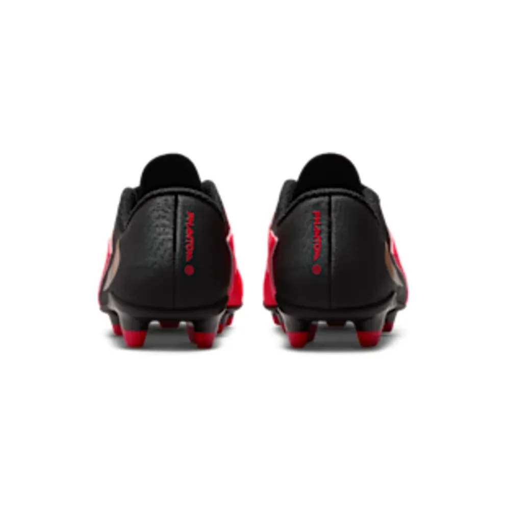 Nike Jr Phantom 6 Low Club ‘ Multi-Ground “Bright Crimson / Black” (IV5232-600)