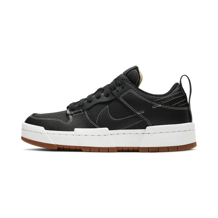 Nike DUNK LO DISRUPT “Black / Fossil / Gum Medium Brown” (CK6654-002)