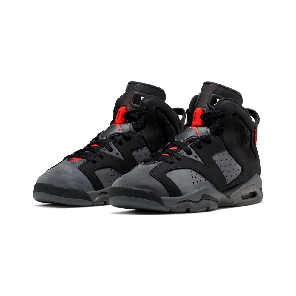 Jordan 6 Retro PSG Paris Saint-Germain (GS) Iron Grey/Infrared 23-Black (CN1078-001)