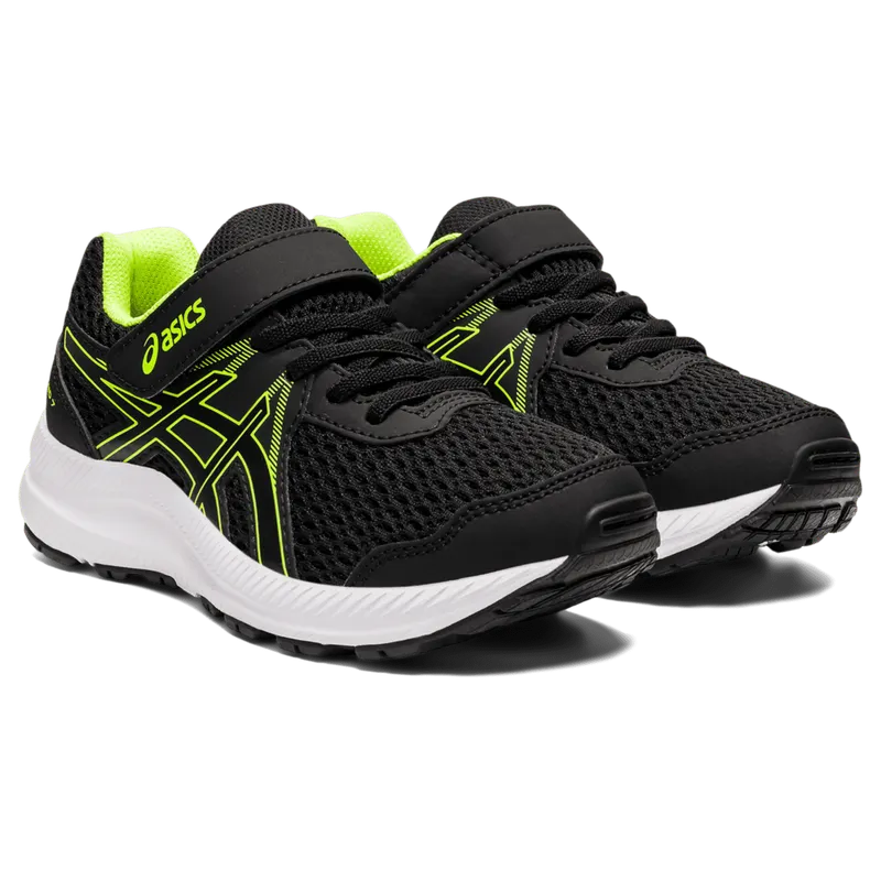 Asics CONTEND™ 7 PS Black/Hazard Green (1014A194.005)