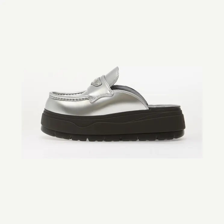 Air Jordan Mule Metallic Silver / Shadow Brown / Wolf Grey / Metallic Silver