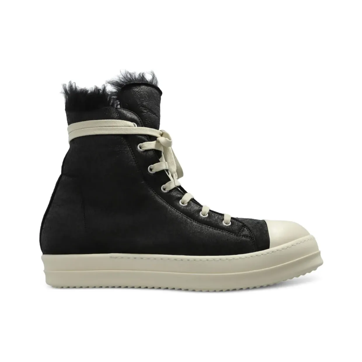 Rick Owens mit Shearling-Futter “Black” (RU02E1890LSHC)