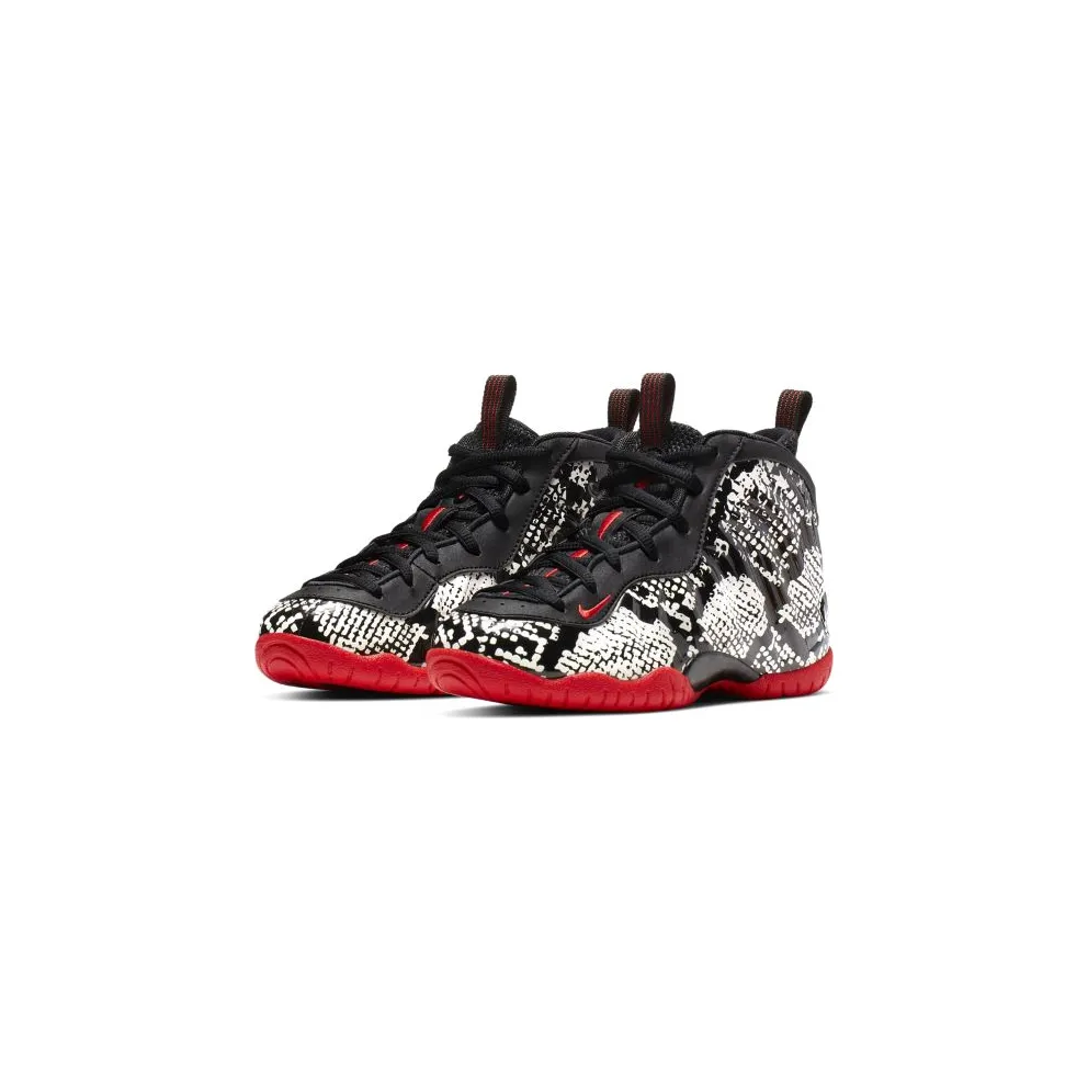 Nike Air Foamposite One Albino Snakeskin (PS) Sail/Habanero Red-Black (723946-104)