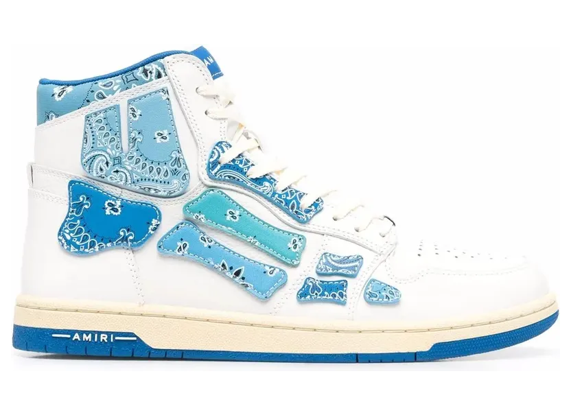 Amiri Skel High-Top-Sneakers “White” (MFS016420)