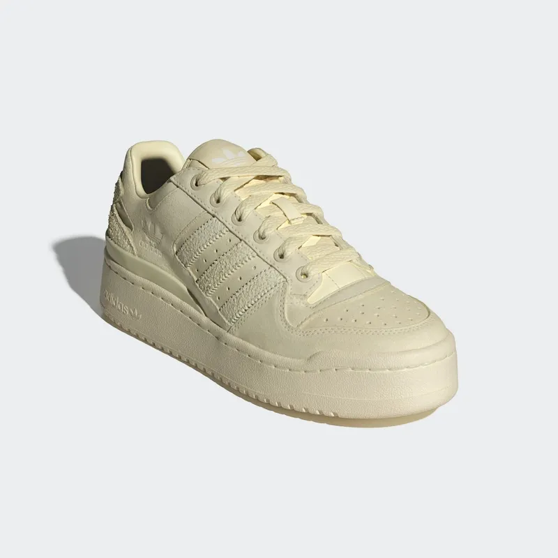 adidas Forum Bold Stripes Shoes Yellow / White / Cloud White (ID3154)