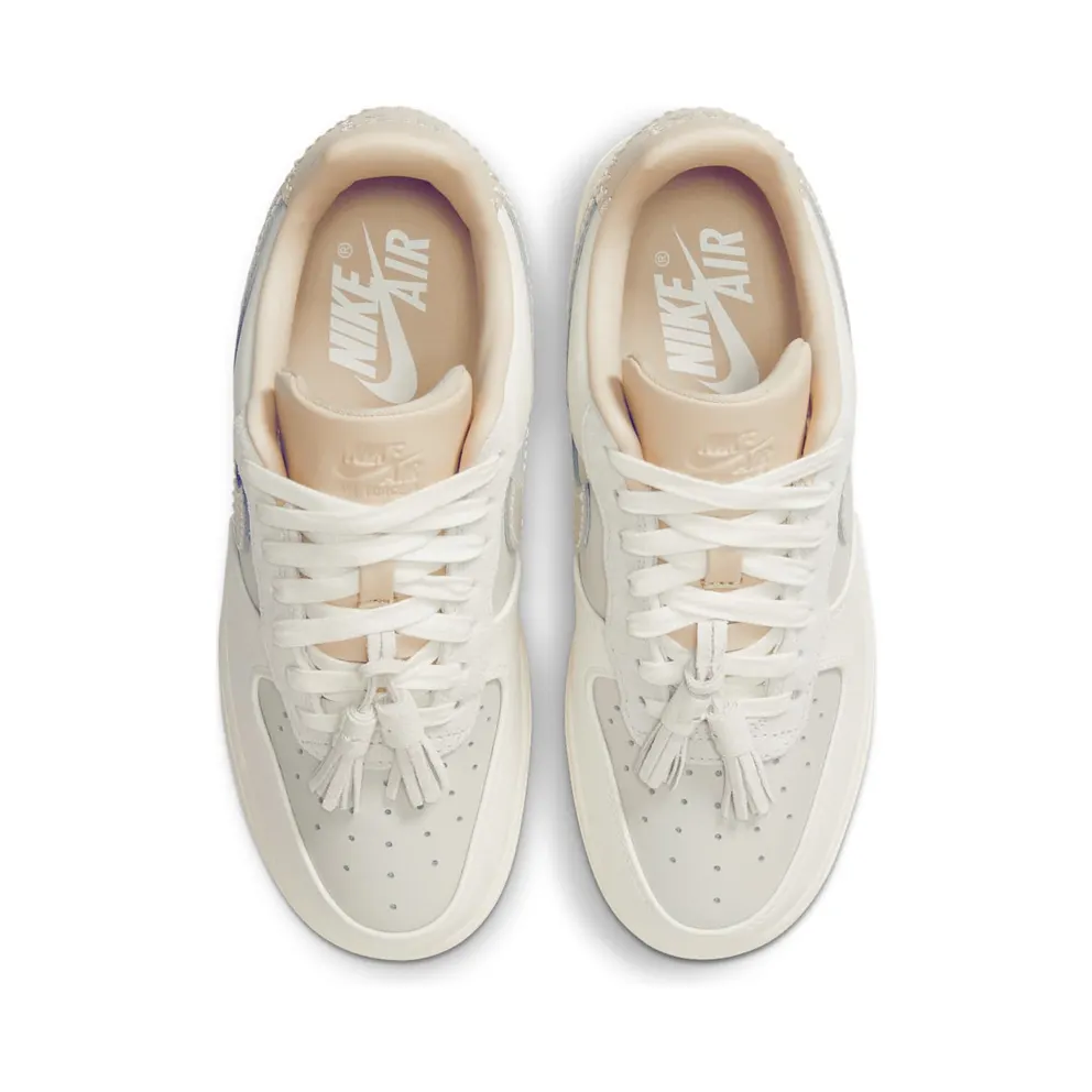 Nike Air Force 1 Low ’07 Light Bone Suede Tassels (HV1813-001)