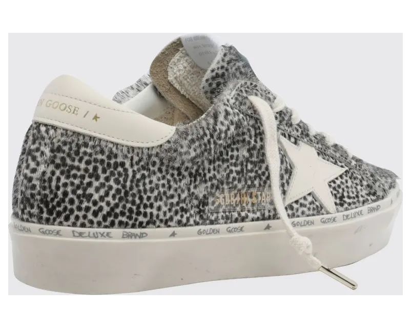 Golden goose Hi Star Animal Print Pony Hair Trainers with Platform Sole Black (GWF00118F00849690138) (2)