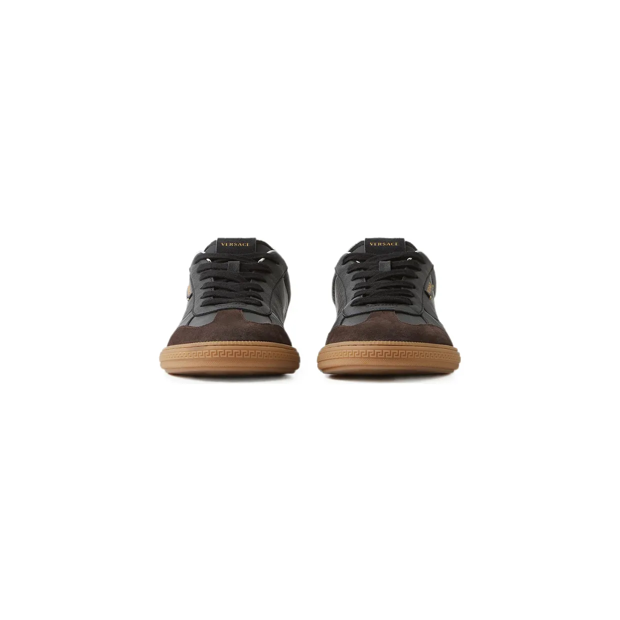 Versace Greca Court Nappa & Suede “Black” (1A17776 1024205 2NC70) (4)