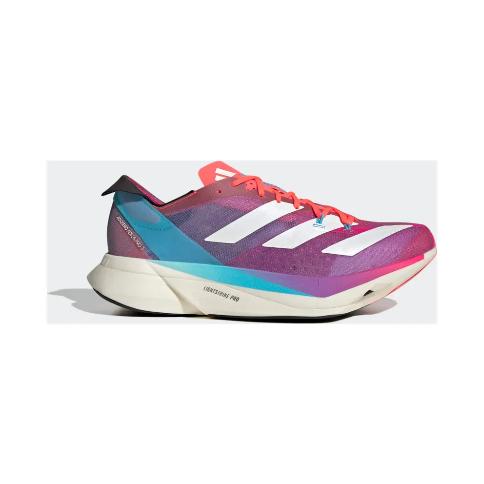 adidas ADIZERO ADIOS PRO 3 RW2 Signal Pink / Cloud White / Signal Cyan (GW7258)