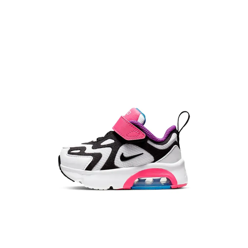 Nike Air Max 200 White Hyper Pink Black (TD) White/Hyper Pink-Photo Blue-Black (AT5632-100)
